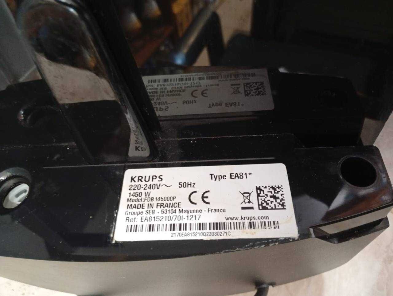 Кафеавтомат Krups EA815E70 Espresseria Essential, 1450W, 15 bar, 1.7 л