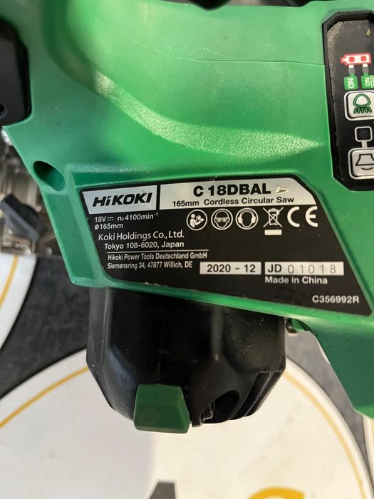 Fierastrau Circular Hikoki C 18DBAL Brushless 18V 5Ah 165mm