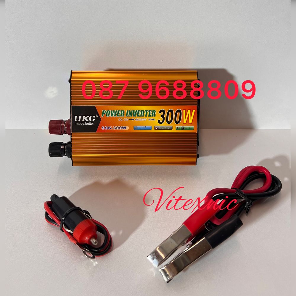 Инвертори 12V24V-220V,300w,500w,1000w,2000w,3000w