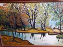 Картина масло. Смесена техника