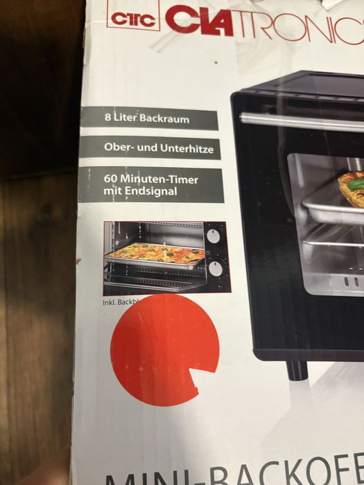 Mini cuptor Clatronic nou