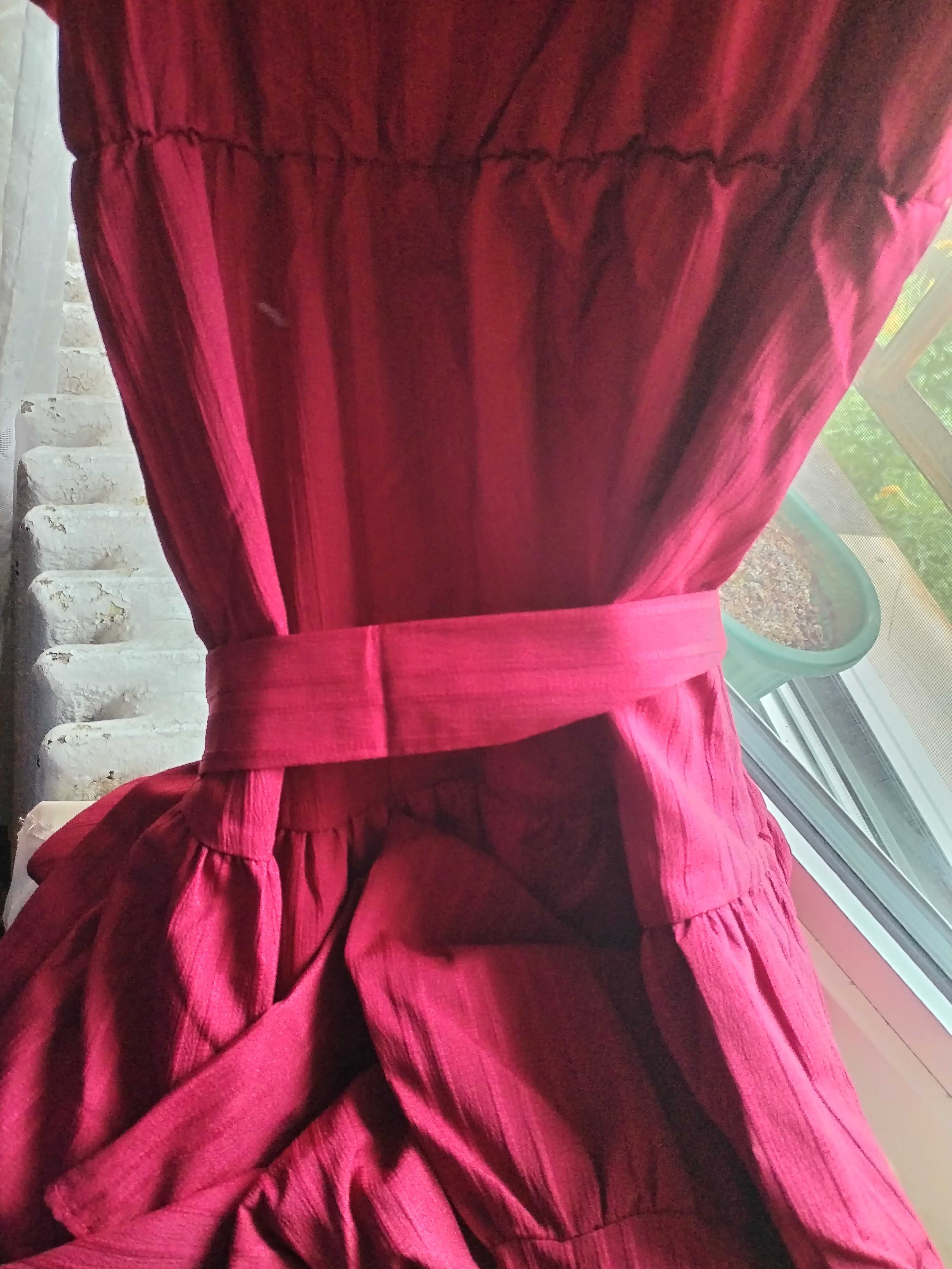 Rochie vara burgundia mărimea S