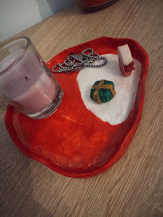 Suport de lumanari din  lut