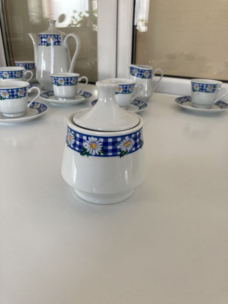 Set cesti de cafea din portelan 15 bucati