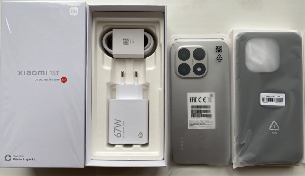 Xiaomi 15T 12/256 гб. Серый НОВЫЙ! [Гарантия, Полный Комплект]