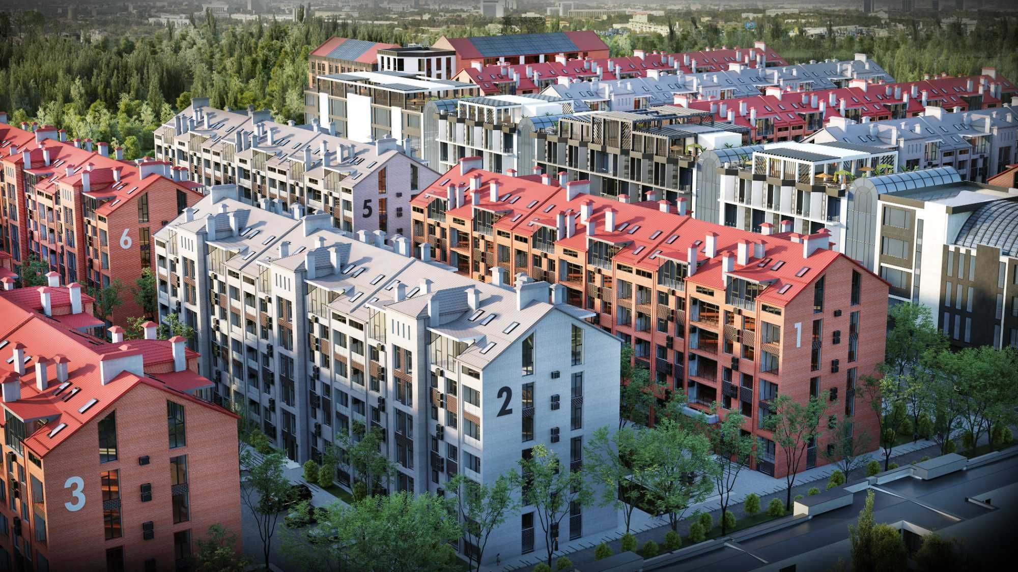 2х,от Застройщика за37 800,GRAND CITY, Яшнабадский р-н,Фаргона Йули