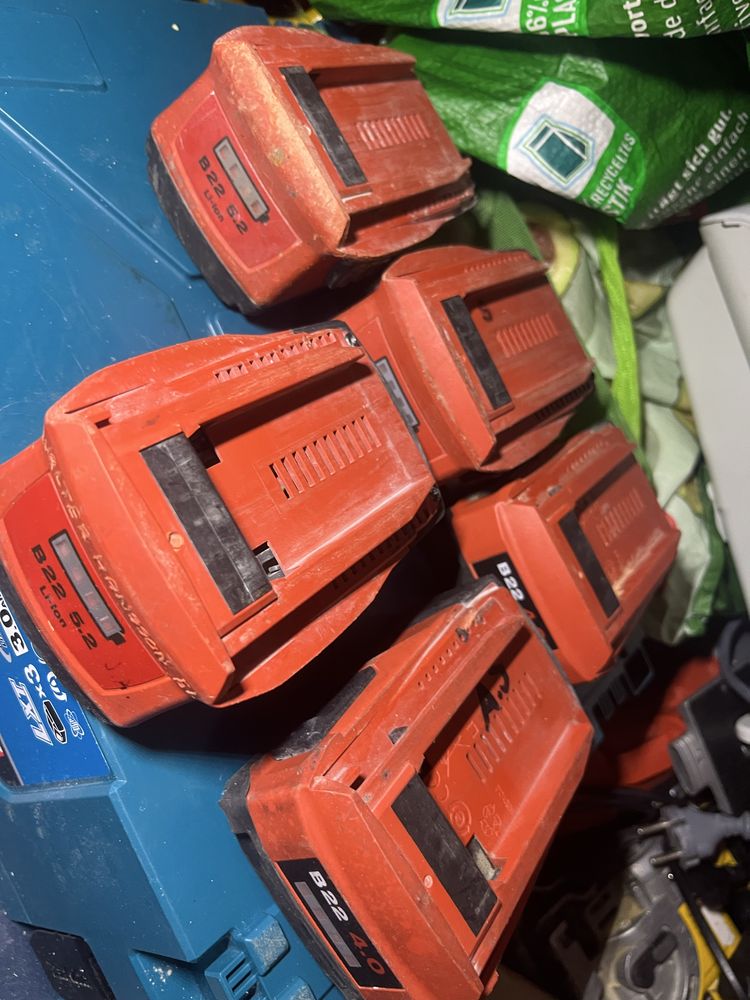 Baterii hilti de 4 si 5,2 ah