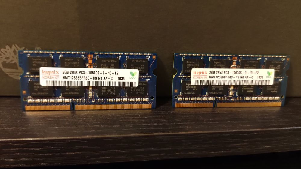 РАМ памет лаптоп DDR3 RAM laptop hynix 4 gb 2x2gb