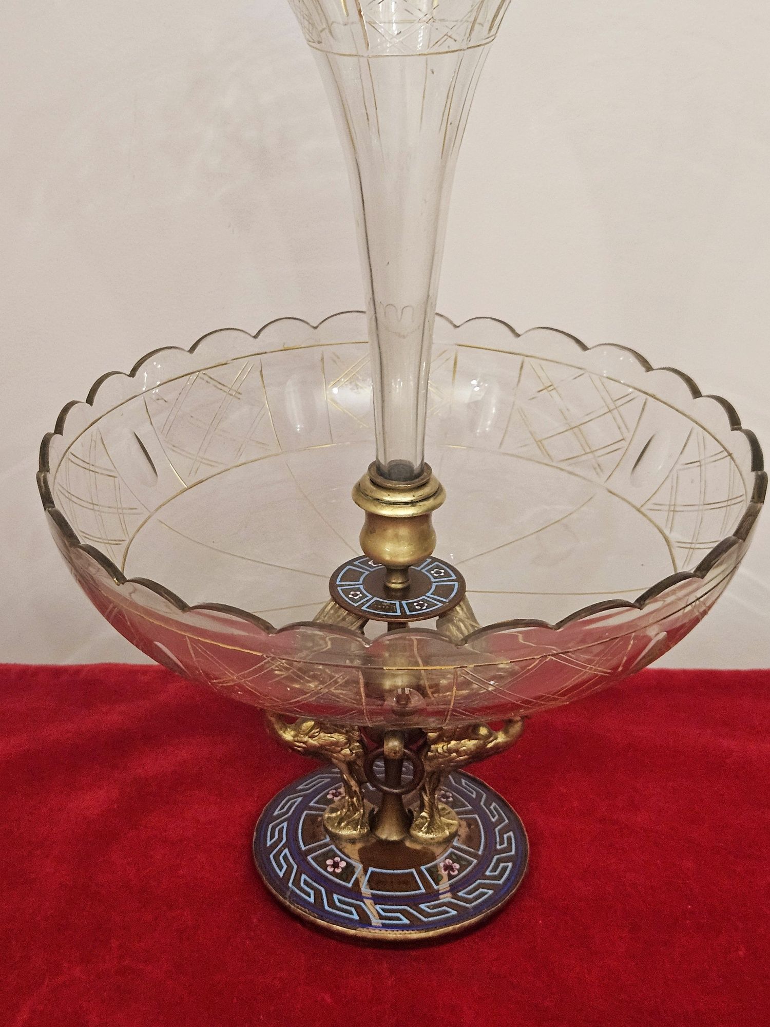 Christofle Бронзов централен елемент - ваза  Франция 1880 - 1890г.