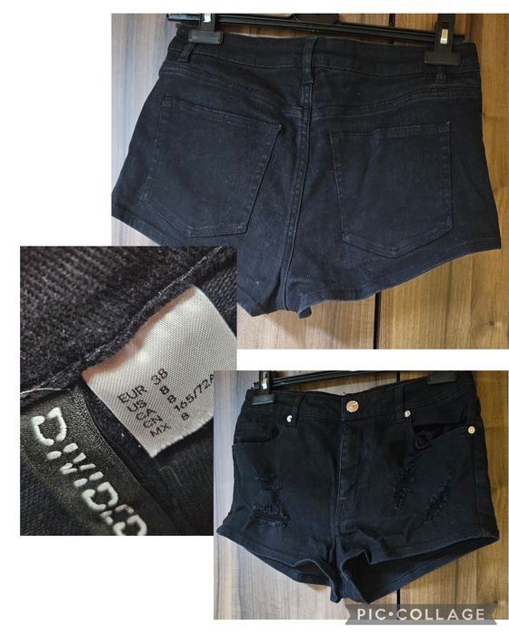 Къси дънкови панталони H&M