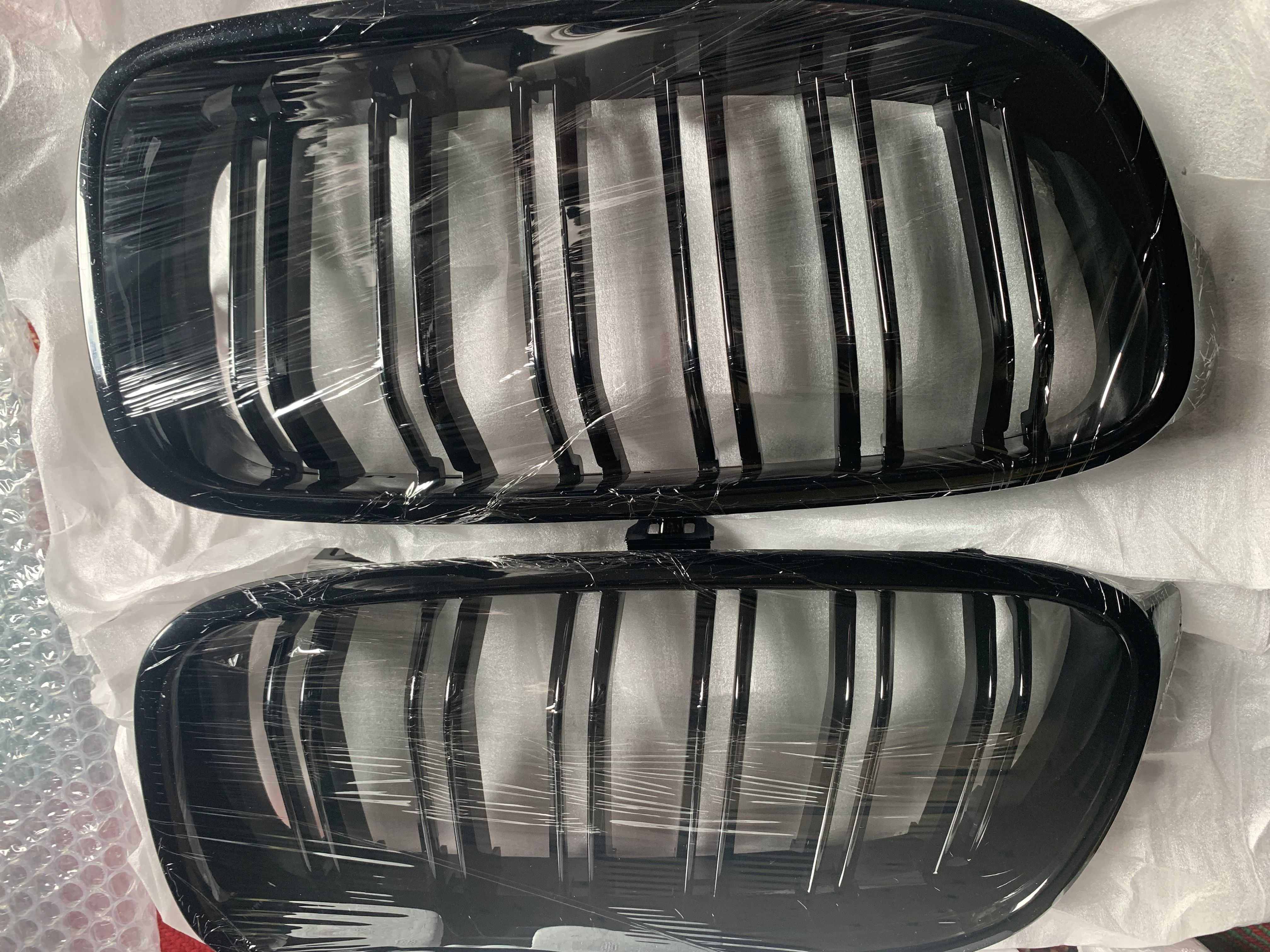 Двойни Черни Бъбреци Решетки за BMW F30 F31 БМВ Ф30 Ф31 3 серия