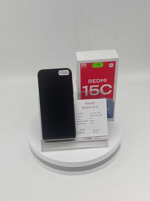 Garantie 24 luni CashBox Xiaomi Redmi 15C 256GB 8GB RAM