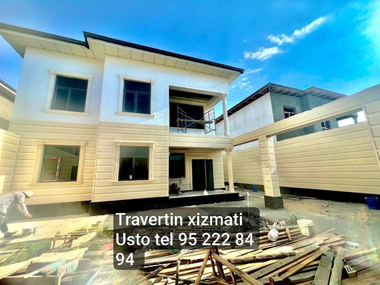 Travertin ustolari sizning xizmatengizda sifatli xam xamyon bob