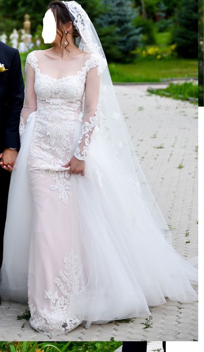 Продам шикарное свадебное платье трансформер