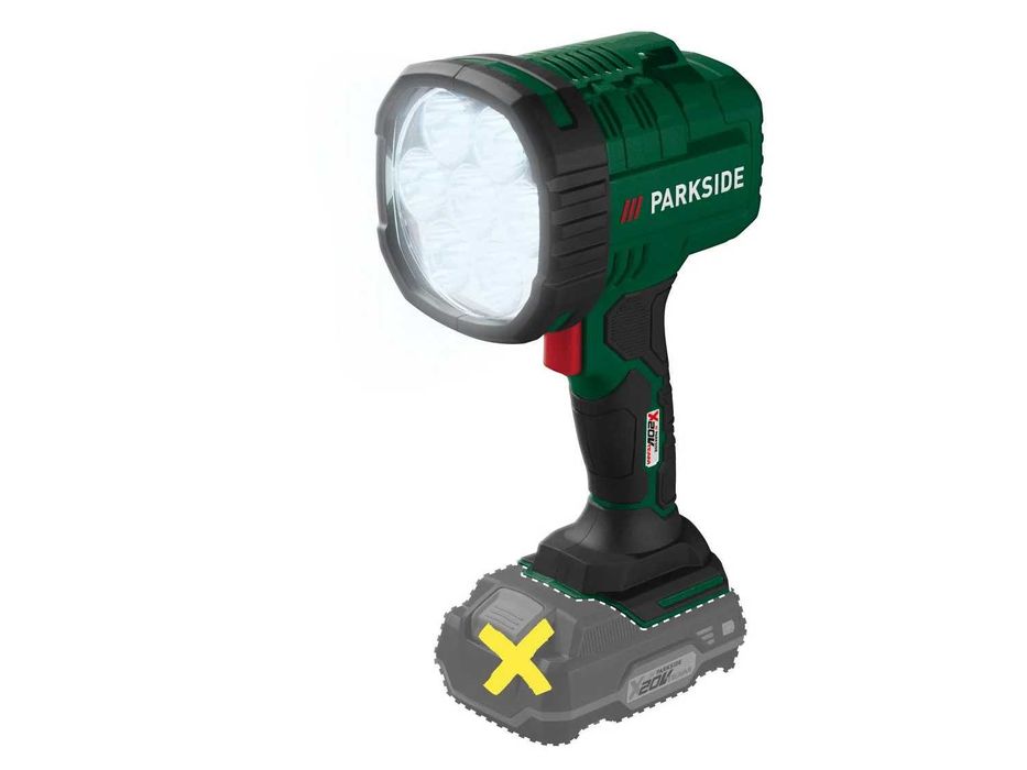 12V /20V акумулаторна LED работна лампа / фенер Parkside