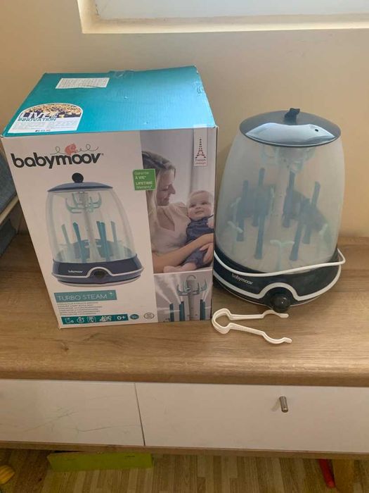 Babymoov - Sterilizator electric si uscator de biberoane 2 in 1 Turbo