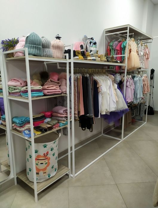 Торговое оборудование, вешалке, рейлы , ресепшены