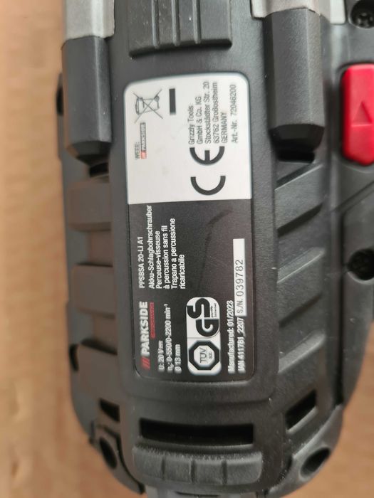 Mașină de înșurubat cu percuție Parkside PPSBSA 20-Li A1, 20V
