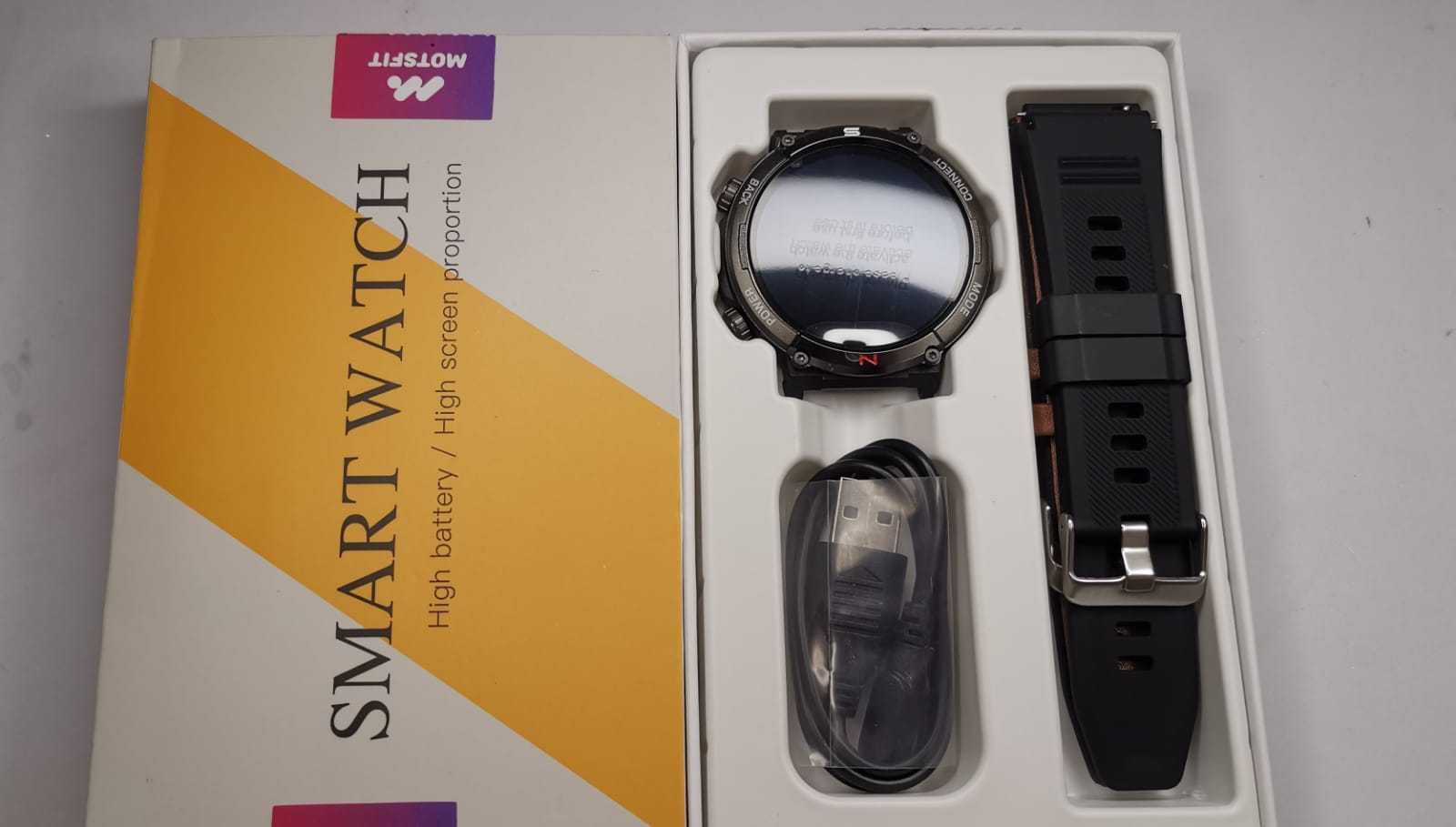 Military X11 Smart Watch 420mAh Compass 1.52'' HD Barbati Nou!!