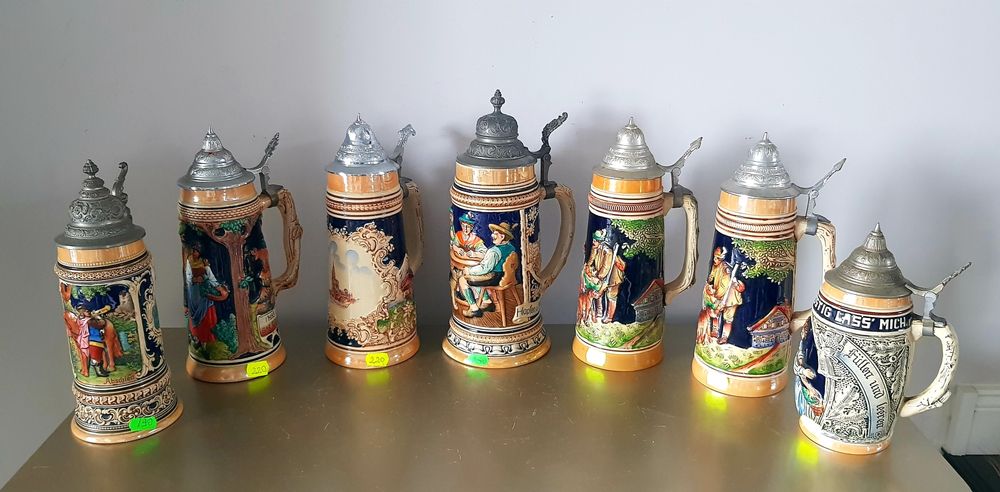 Halbe vechi din ceramică  glazurata