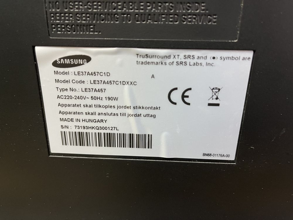 Телевизор Samsung LCD 37” - LE37A457C1D