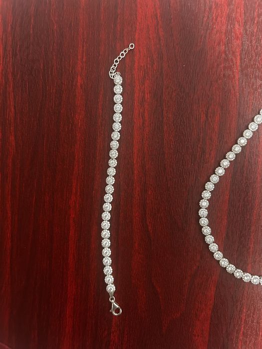 argint s925 colier si bratara