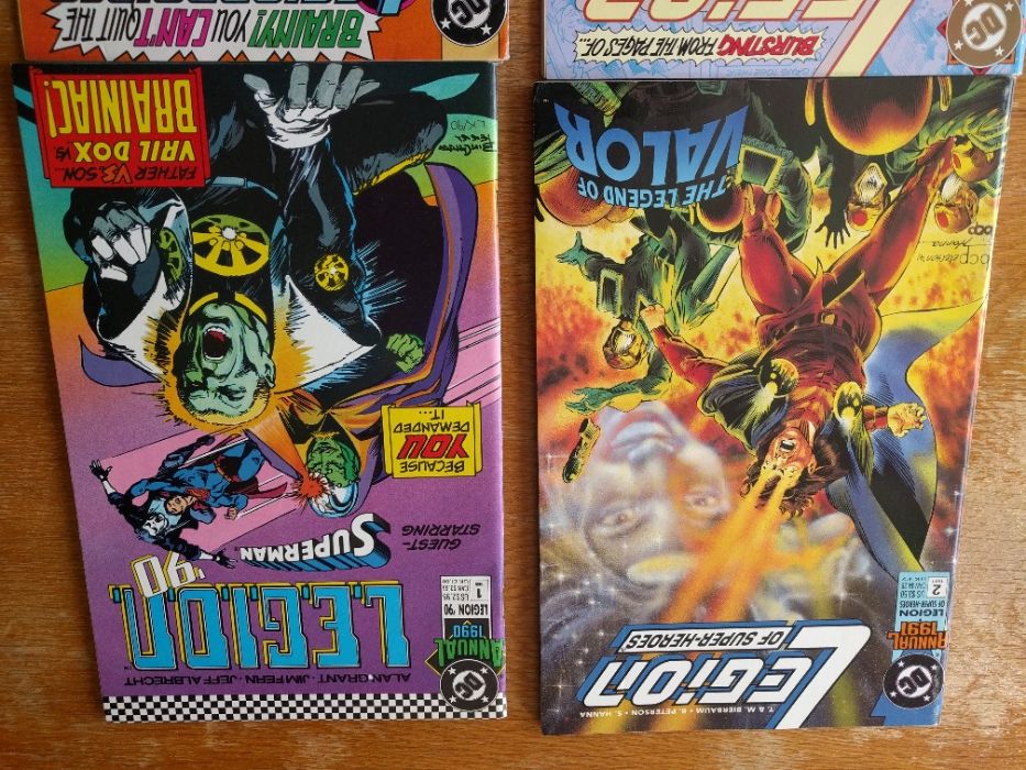 Лот специални Annual издания на DC от 1990, 1991 и 1992 + бонус