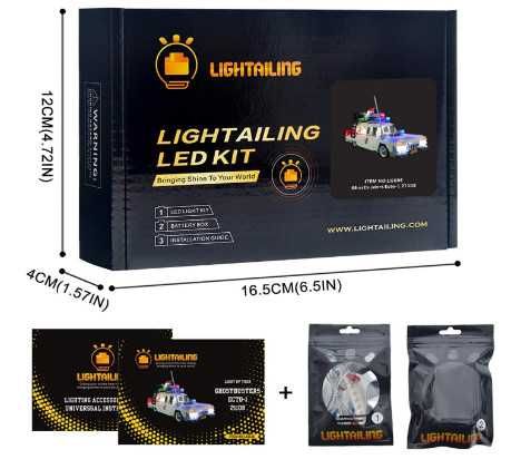 LIGHTAILING LED светлини за LEGO 21108 Ghostbusters Ecto-1