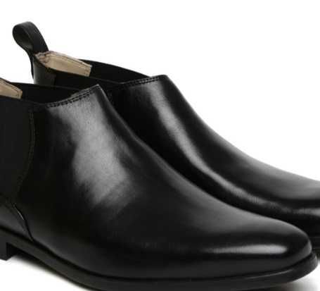 Ghete chelsea 41.5 plain toe premium Clarks NOI piele naturala moale