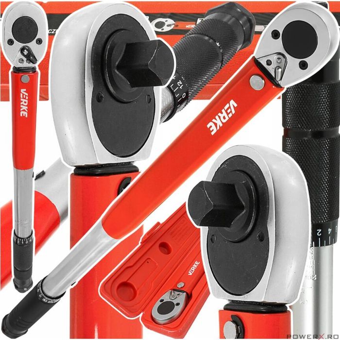 Cheie cu dinamometru, 1/2", 467 mm, 28-210 Nm, Verke