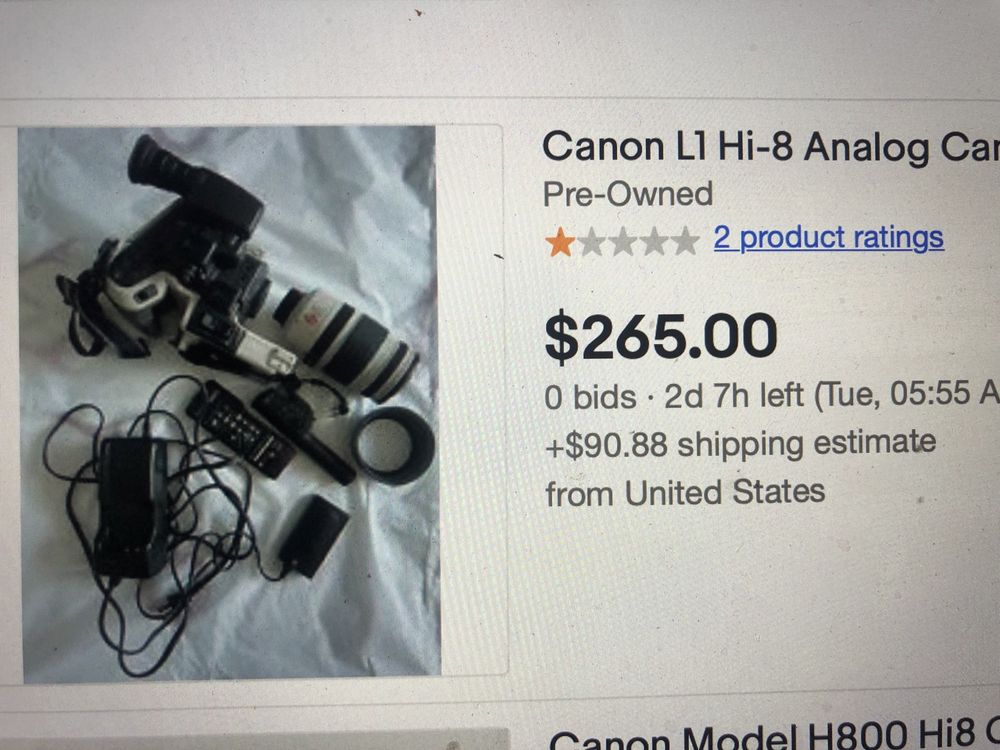 Camera Canonvision Ex1