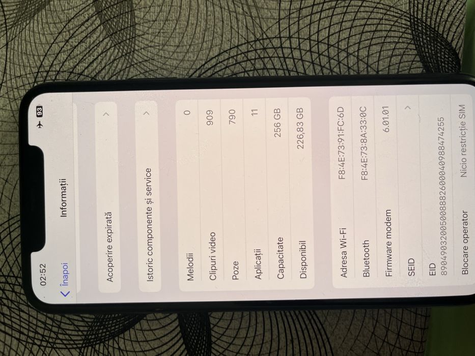 Vand iphone 11 pro max instare buna de functionare