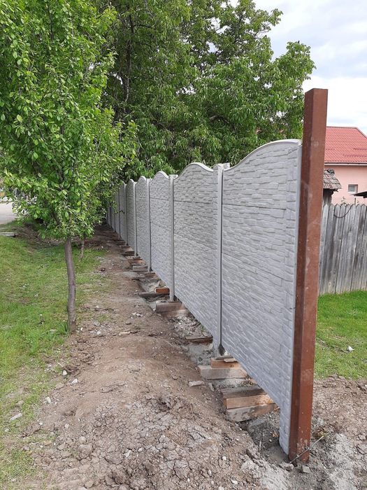 Gard decorativ placi și stalpi diferite modele stoc