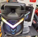 Boxa portabila cu Subwoofer, 100 W, Lumini led, Bluetooth, USB, 45 cm