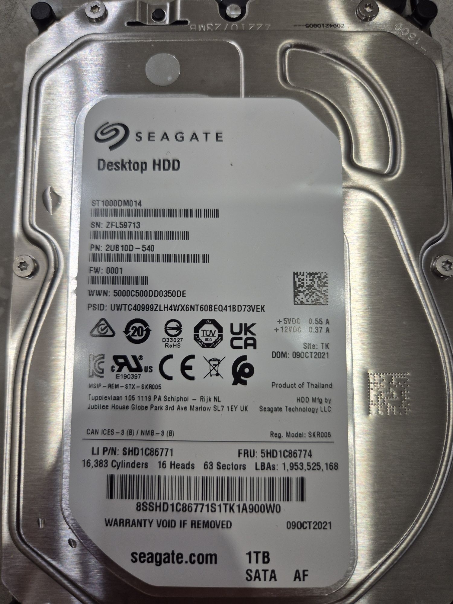 жесткий диск на 1tb