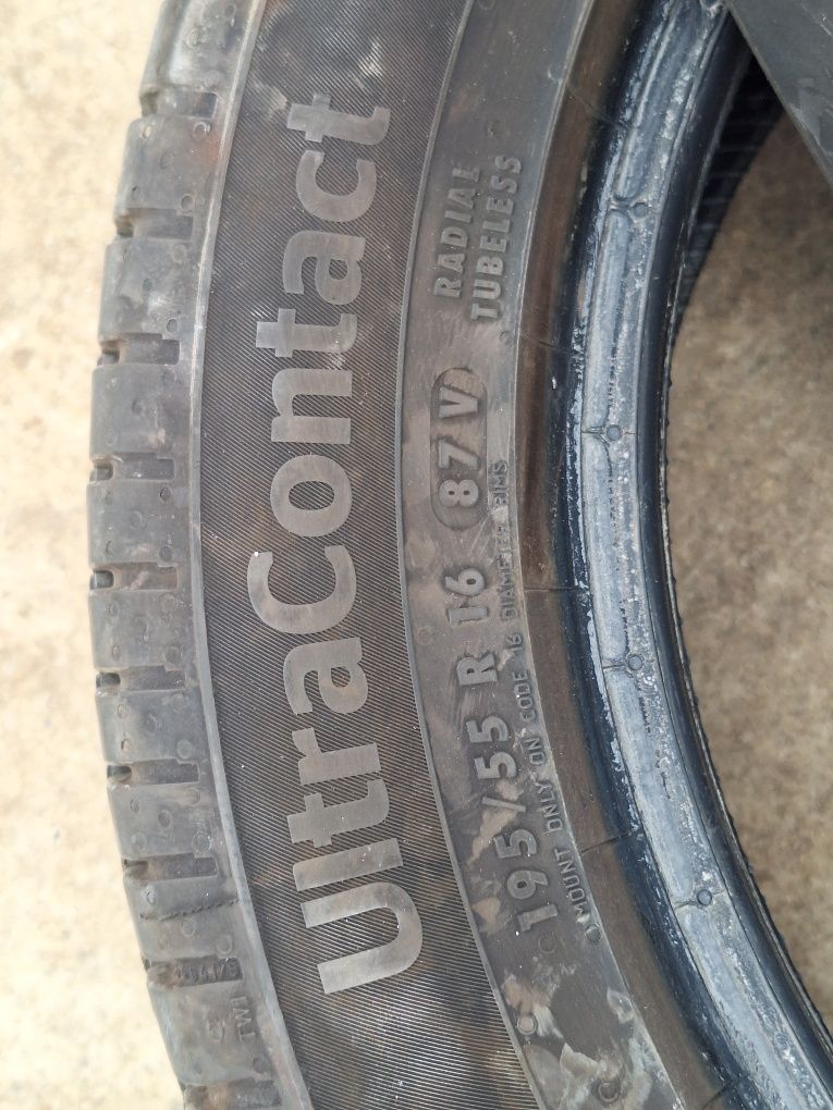 2бр 195/55 r16 dot 23 Continental -ЛЕТНИ ГУМИ-