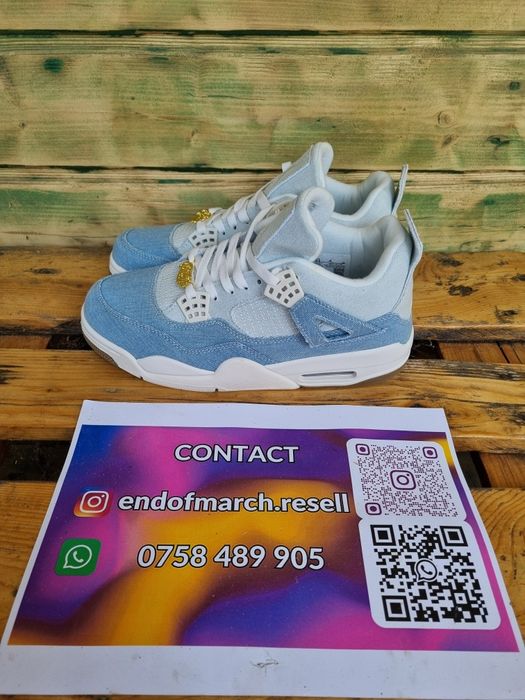 Nike Jordan 4 Denim (mărimi: 36-44 toate marimile)