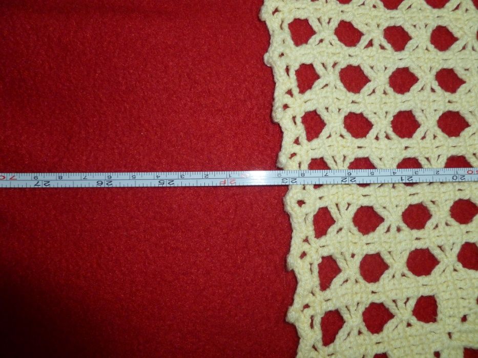 Квадратно каре ръчно плетено