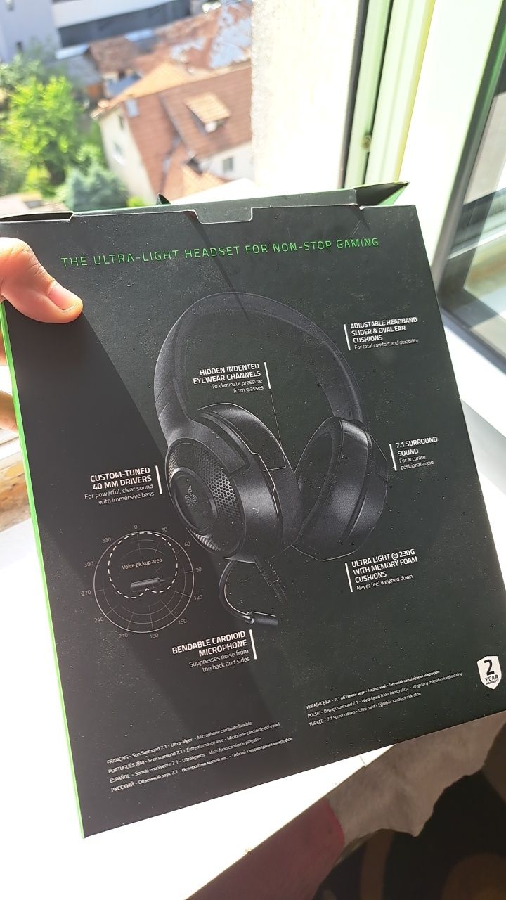 Vând casti Razer kraken x lite în stare buna