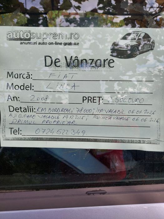De vanzare FIAT LINEA