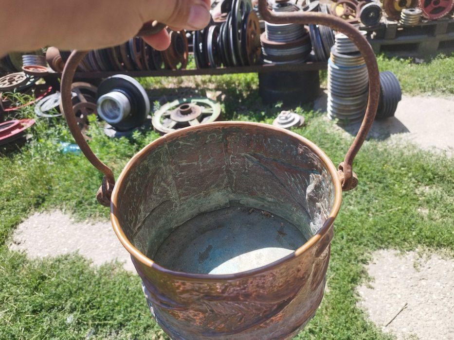 Oala de cupru pentru decorațiuni restaurante pensiuni