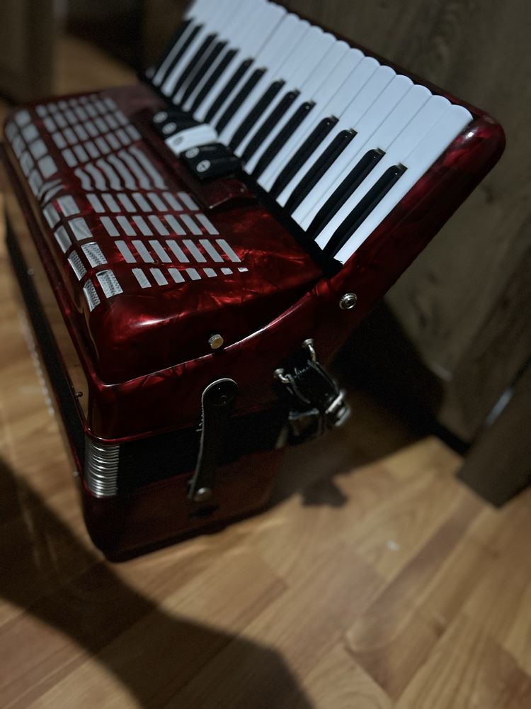 Acordeon parrot rosu top