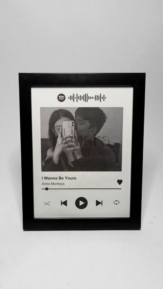 Spotify рамка с любима песен