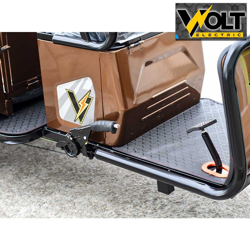 Електрическа двуместна триколка VOLT Electric CARGO LUX 1500W GOLD