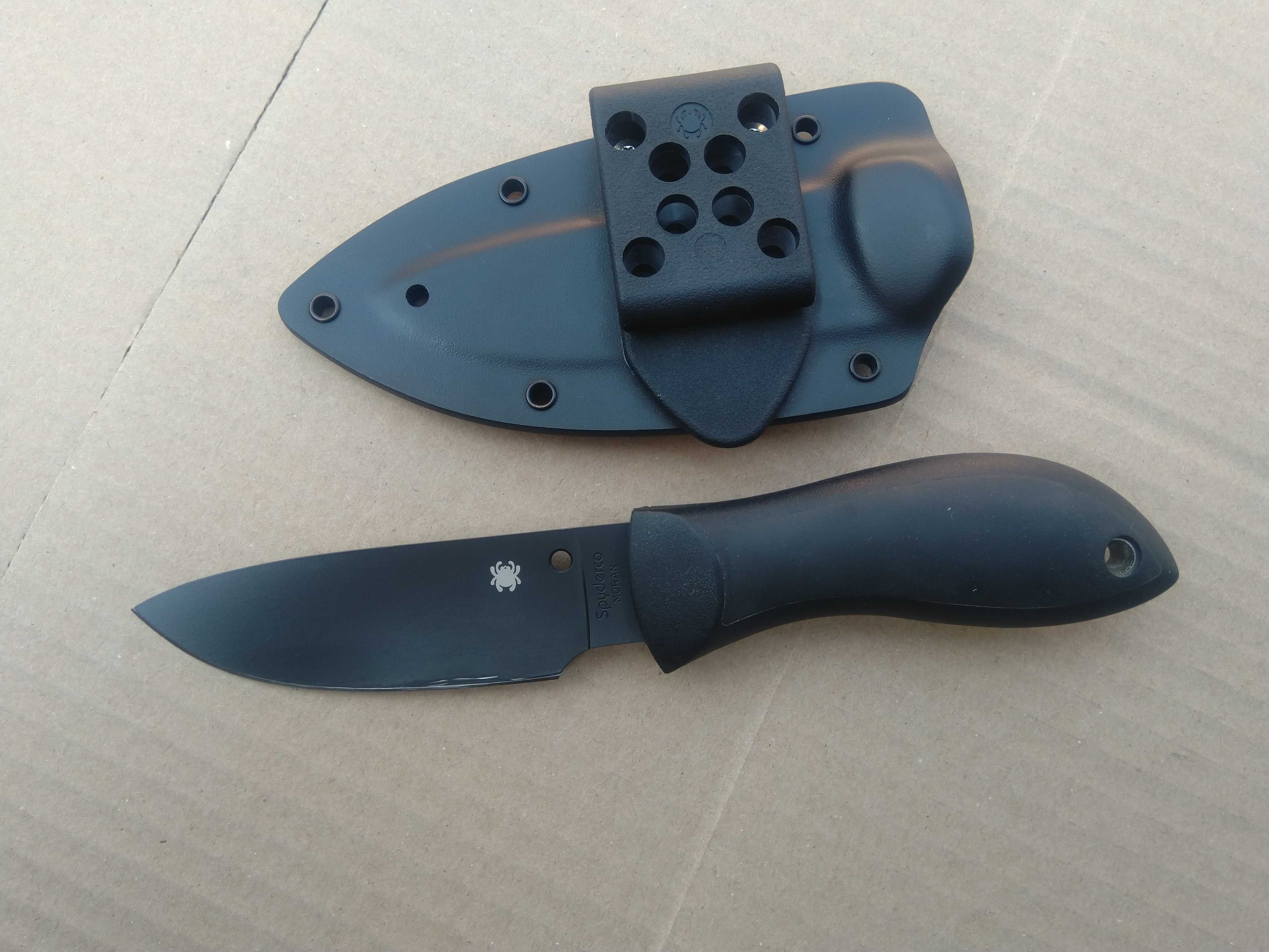 Spyderco Bill Moran Drop-Point Black Blade (Editie Limitata)