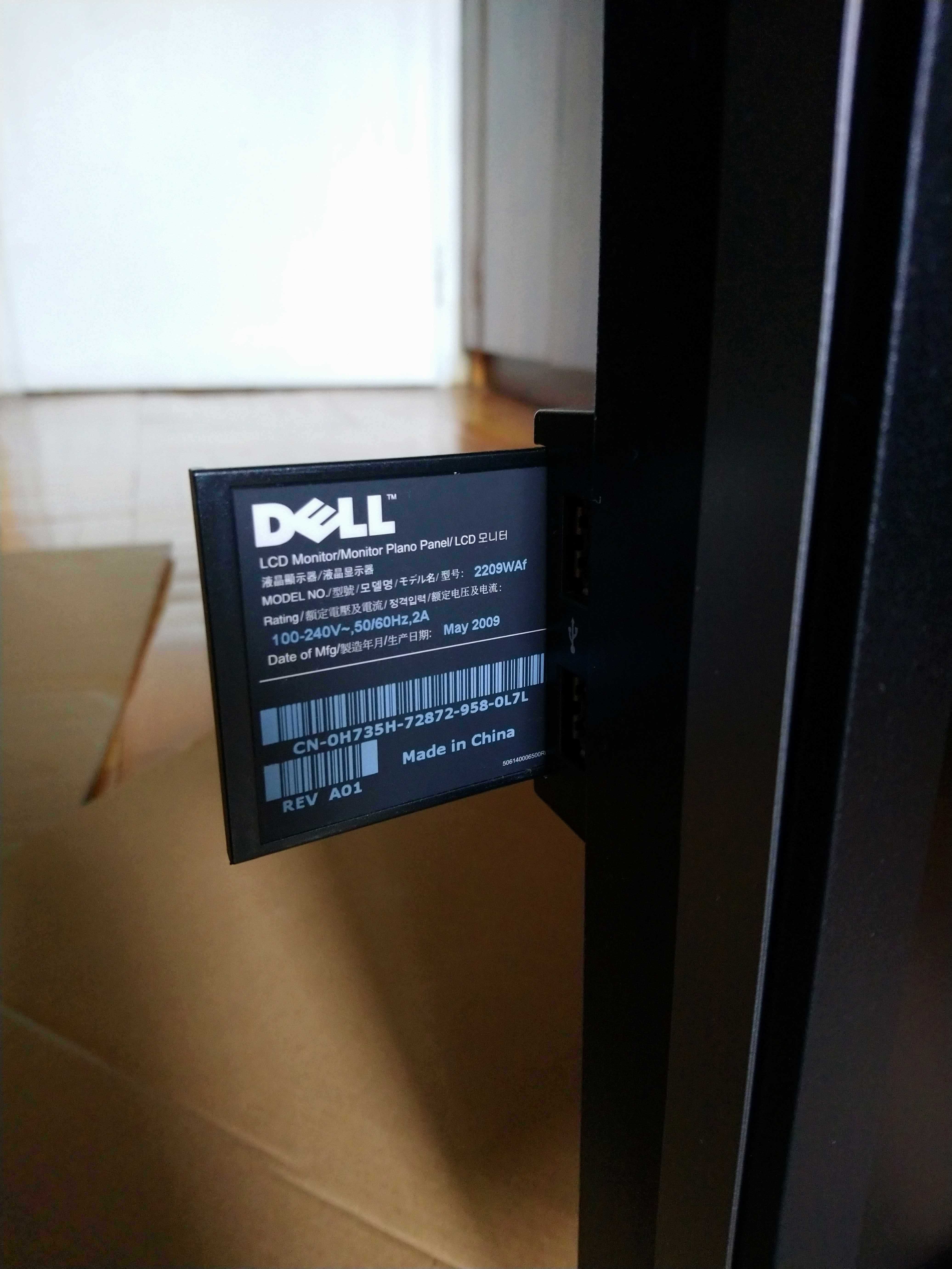 монитор Dell 2209 WAf, IPS матрица