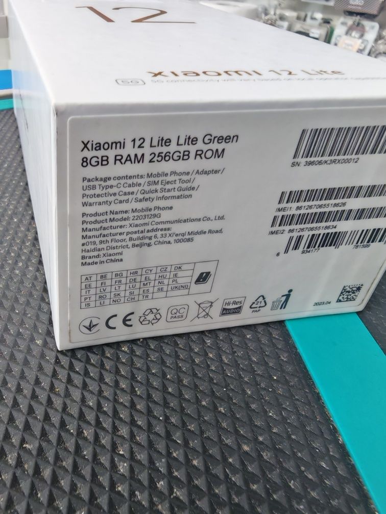 Xiaomi 12 Lite, 8/256 GB, Nou, Garanție