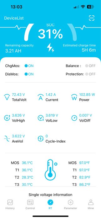 Monociclu electric inmotion v8s+ smart bms