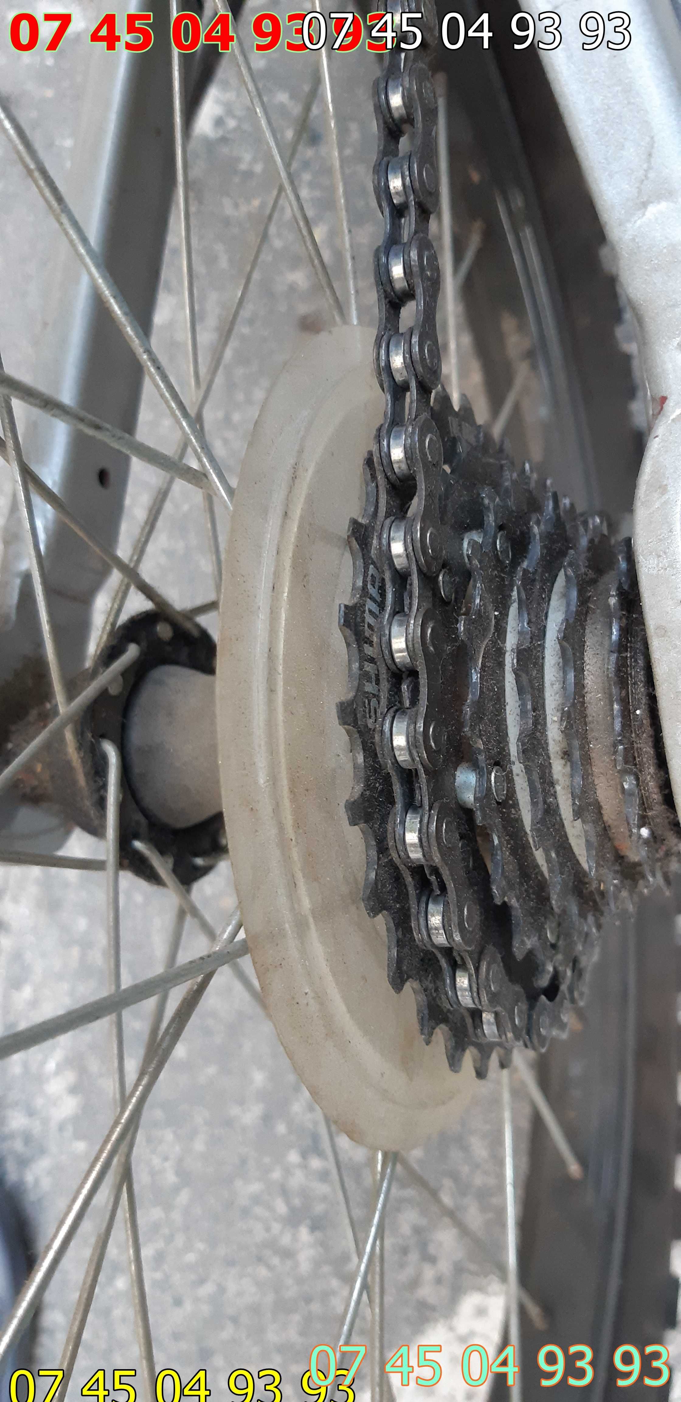 bicicleta dhs din aluminiu schimbatoare shimano roti de 20