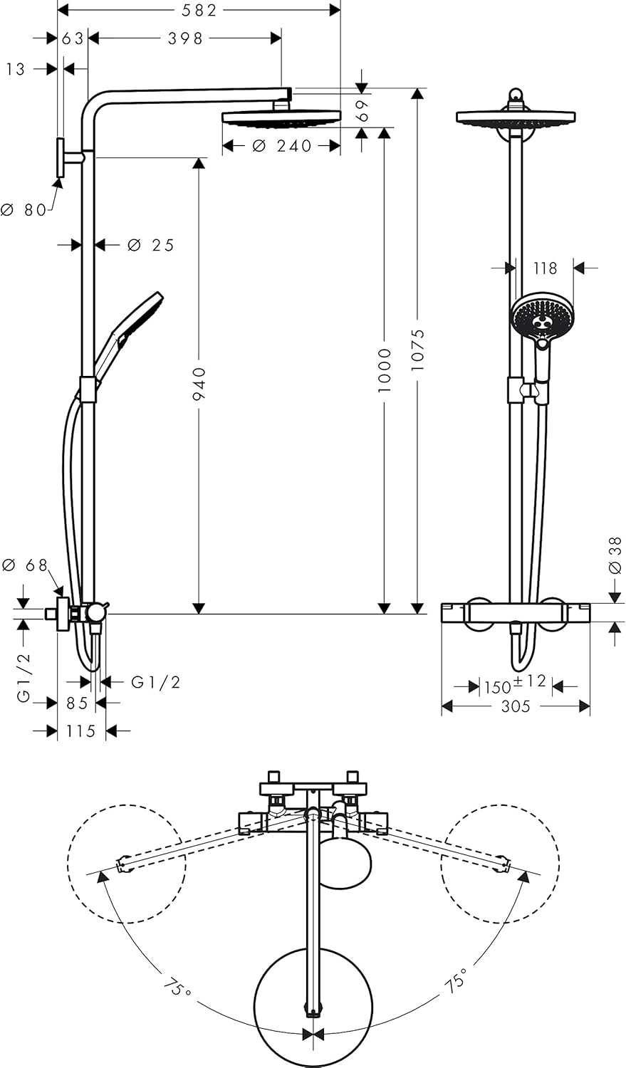 Hansgrohe Raindance Select S 27129000